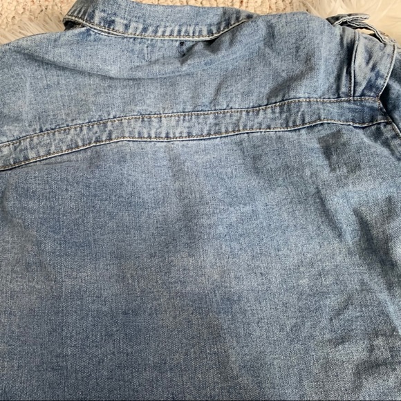 Pretty Little Thing Oversized Denim Jacket size 4 - Picture 5 of 8